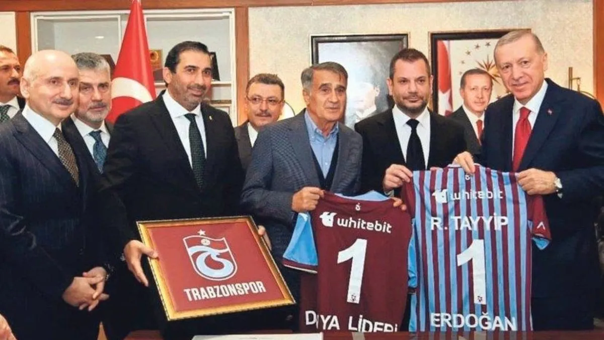 Trabzonspor'dan Başkan Erdoğan'a teşekkür!