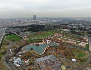 Başkan Erdoğan’ın Esenler’de açacağı millet bahçesi ve taş cami havadan görüntülendi