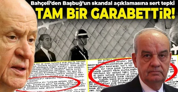 Bahçeli'den Başbuğ'a sert tepki