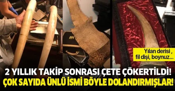 Çok sayıda ünlü ismi mağdur ettiler! Şafak operasyonuyla çete çökertildi