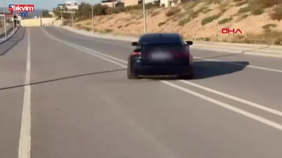 Drift atan sürücüye 58 bin TL para cezası