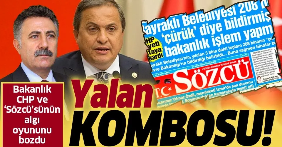 Cevre Ve Sehircilik Bakanligi Chp Li Seyit Torun Ve Bayrakli Belediye Baskani Serdar Sandal Ile Sozcu Gazetesi Ni Yalanladi Takvim