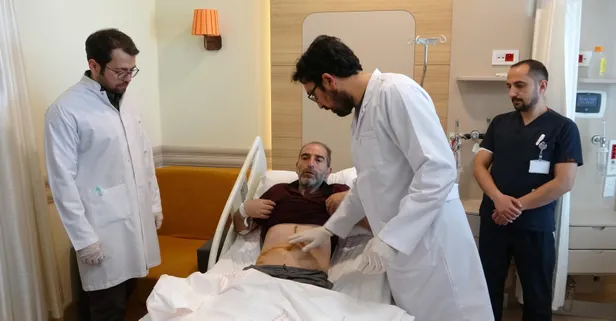 Halsizlik ve baş dönmesi şikayetiyle gitti karnından 20 santimlik kitle çıkarıldı