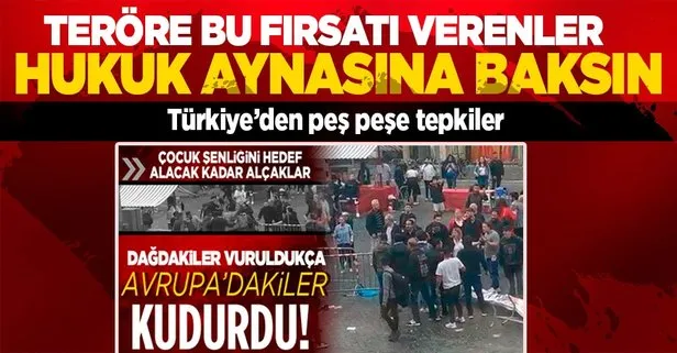AK Parti Sözcüsü Ömer Çelik’ten PKK yandaşlarının İsviçre’de ’23 Nisan’ etkinliğine saldırmasına tepki!