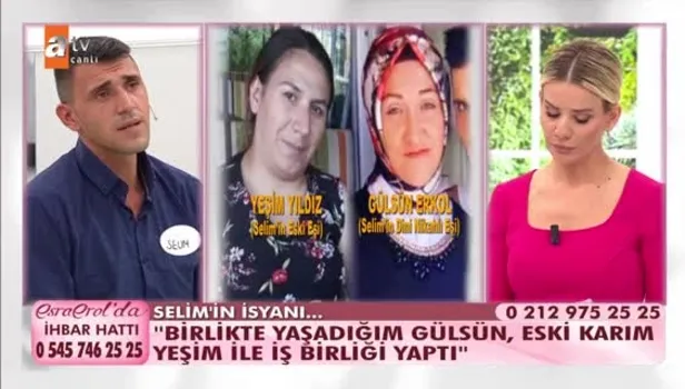 Esra Erol'da Selim'in isyanı...