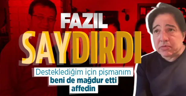 Fazıl Say'ın Ekrem İmamoğlu pişmanlığı: Savunduğum için toplumdan af diliyorum