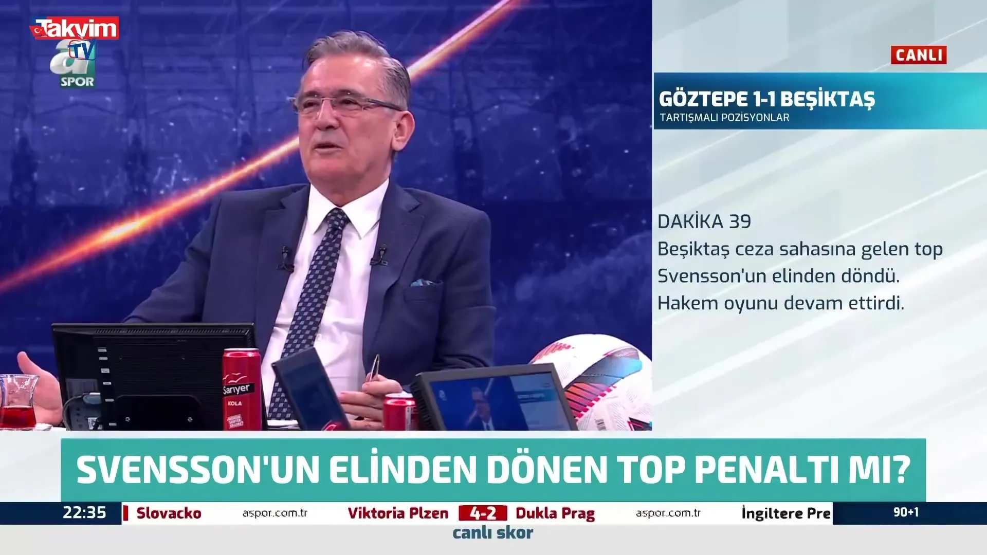 Svensson’un elinden dönen top penaltı mı?