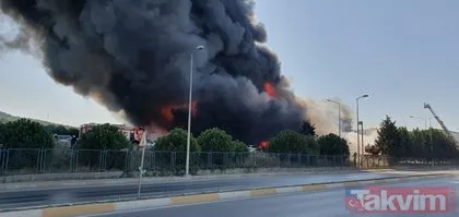 İstanbul Tuzla’da kimya fabrikasında yangın