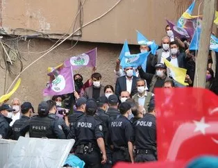HDP’li vekil teröre tepki eylemini engellemek istedi!