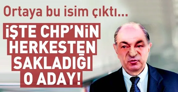 İşte CHP’nin adayı
