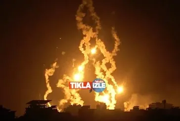 Katil İsrail, Gazze'deki Eş-Şati Mülteci Kampı'nı bombaladı!