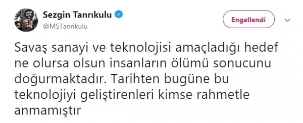 Yerli silahlar CHP'li Sezgin Tanrıkulu'nu rahatsız etti-1