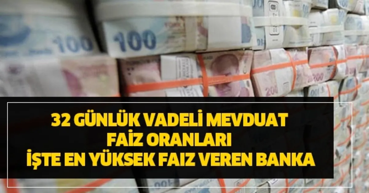 15 Ocak 2020 Yili 32 Gunluk Banka Vadeli Mevduat Faiz Oranlari Yeni Listesi Takvim