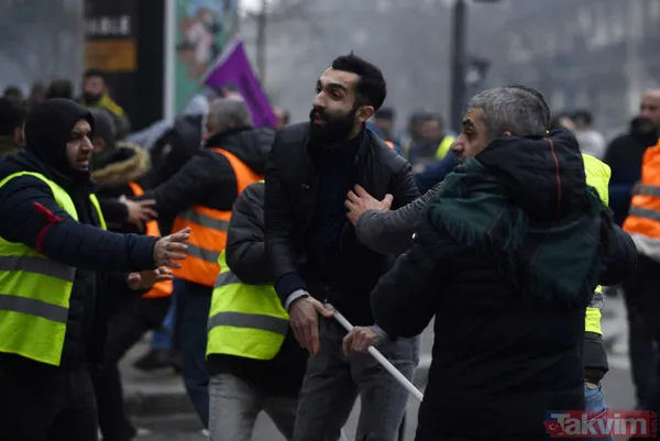 Terör örgütü PKK yanlıları Paris'i savaş alanına çevirdi! Türkiye'deki siyasi ayak HDP iftiraya başladı - 18