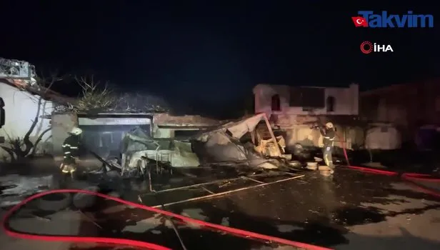 Oto lastikçide çıkan yangın kontrol altına alındı