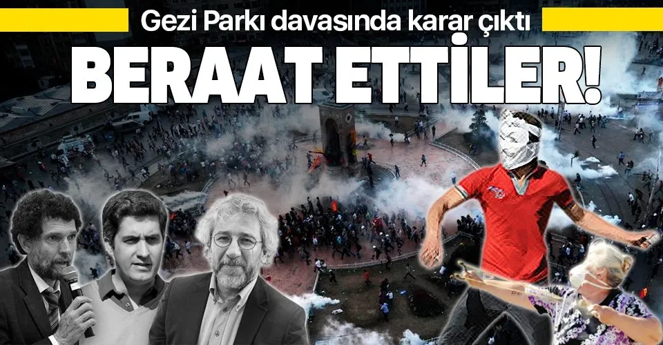 Son dakika: Gezi Parkı davasında karar çıktı!