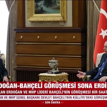 Başkan Erdoğan MHP lideri Devlet Bahçeli’yi kabul etti