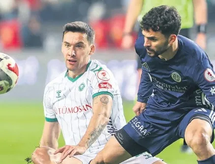 Konya tek attı 3 puan kaptı