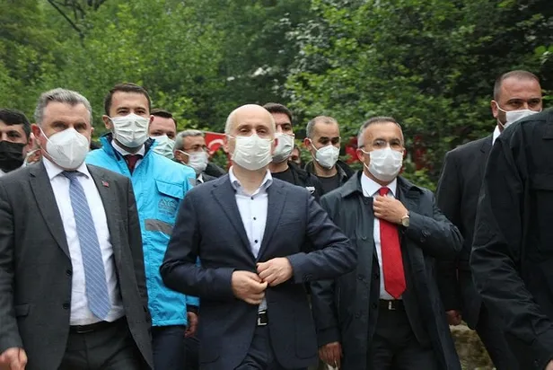 Ulaştırma ve Altyapı Bakanı Adil Karaismailoğlu: Rize İkizdereli kardeşlerimizi yalanlarıyla kandırmaya çalışıyorlar-2