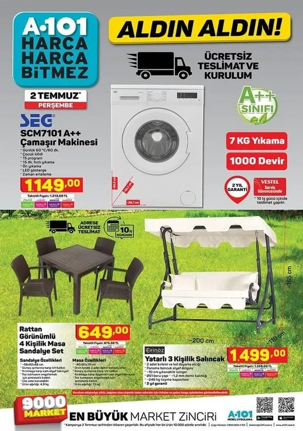 A101 2 Temmuz 1 549 Tl Den Satilan Led Televizyon A101 Aktuel Urunler Katalogu Yayinlandi Takvim