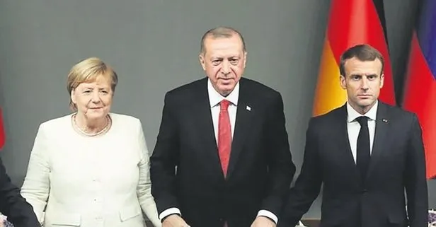 Son dakika: Başkan Erdoğan Merkel ve Macron ile görüştü!