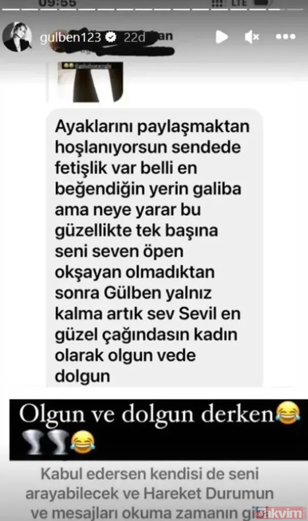 Gülben Ergen ayaklarını paylaştı gelen o mesajları ifşaladı ağızlar açık kaldı: "Öpen, seven, okşayan..." - 5