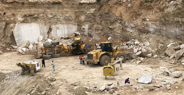 Denizli’de bulunan mermer ocağında feci ölüm!