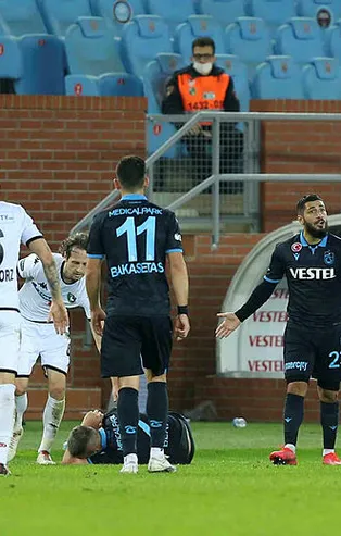 Trabzonspor-Denizlispor maçında, ikinci 'Ümit Öztürk' vakası Tugay Kaan Numanoğlu'ndan geldi