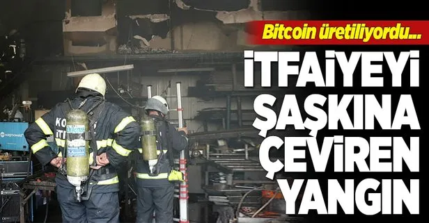 Kocaeli’de Bitcoin yangını