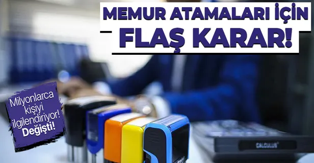 Flaş karar! Memur olmak isteyenler dikkat! 2021 yılında hangi kadrolara memur ataması yapılacak? Hangi kadroya kaç kişi atanacak?
