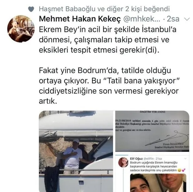 İstanbul'u sel götürüyor Ekrem İmamoğlu nerede? Bodrum’da tatilde olması eleştirilere neden oldu! "Müsait olunca İstanbul'a uğra"-2