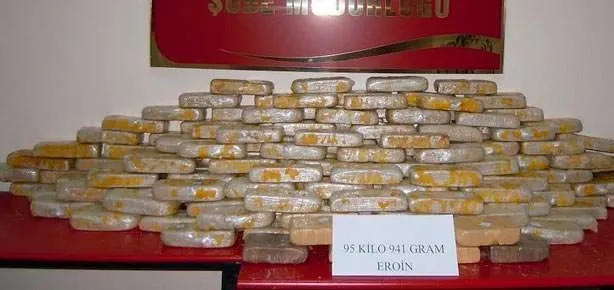 Eroin TIRına polis kapanı