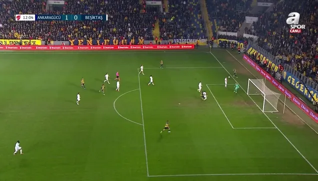İZLE | Ankaragücü 1-0 Beşiktaş (GOL: Ali Sowe)