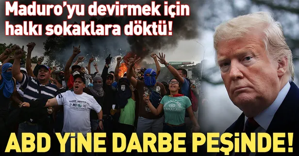 ABD'den Venezuela'da darbe planı: Maduro'yu devirmek için düğmeye bastılar...