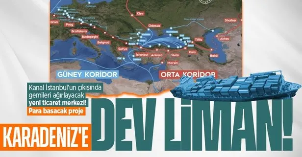 Türkiye ticaretin merkezi oluyor: Karadeniz’e dev liman