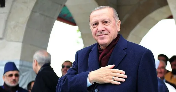 Başkan Erdoğan cuma namazını Mimar Sinan Camisi'nde kıldı