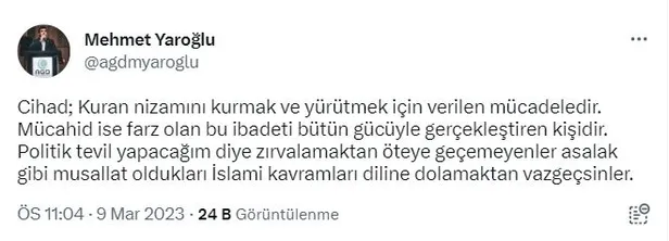 bu-gorus-gayri-milli-gorus-saadet-partisinde-kilicdaroglunu-mucahid-ilan-eden-edene-cihat-ediyor-anadolu-gencl-1678442564740.jpg Bu görüş gayrı milli görüş! Saadet Partisi'nde Kılıçdaroğlu'nu 'Mücahid' ilan eden edene: "Cihat ediyor..." Anadolu Gençlik Derneği'nden tepki-7