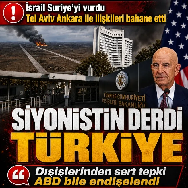İsrail’den Suriye’ye hava saldırısı! Türkiye’den sert tepki | Tel Aviv Ankara ile ilişkileri bahane etti