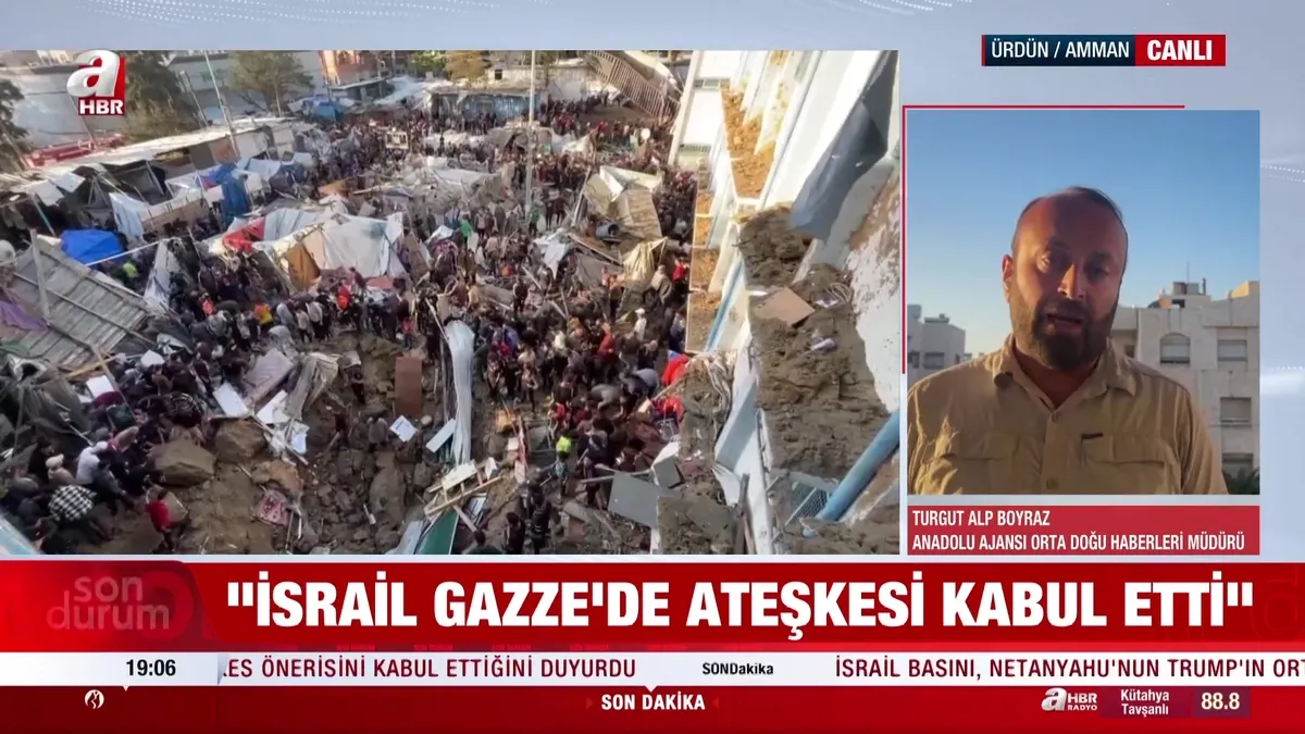 İsrail Gazze'de ateşkesi kabul etti!