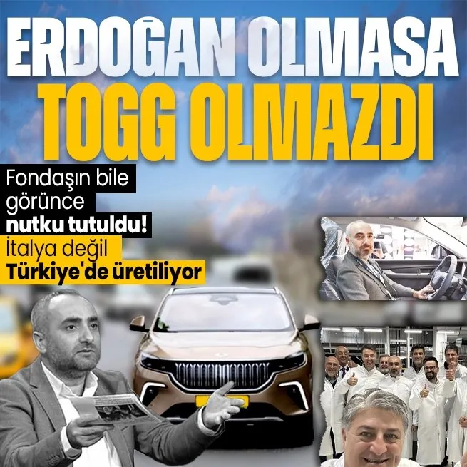 TOGG fabrikası karşısında fondaş İsmail Saymazın bile nutku tutuldu: Cumhurbaşkanı Erdoğanın ısrarı olmasa TOGG yaşamazdı