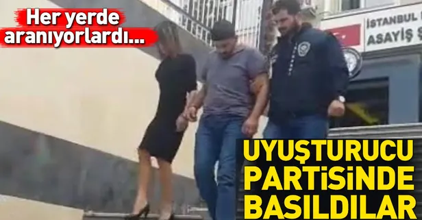 İstanbul'da uyuşturucu partisine baskın!