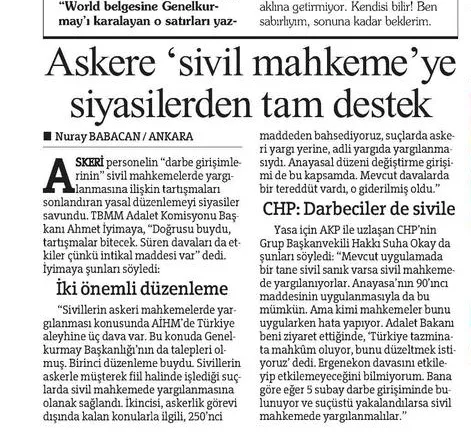 İşte İlker Başbuğ’u yalanlayan siyasi süreç! Darbeci askerlerin sivil mahkemede yargılanmasına CHP de destek verdi!-1