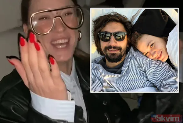 Transparan Serenay! Serenay Sarıkaya'yı gören ne tarafa bakacağını şaşırdı "Acele çıktı herhalde altını unutmuş" Burak Deniz hayran hayran izledi - 39