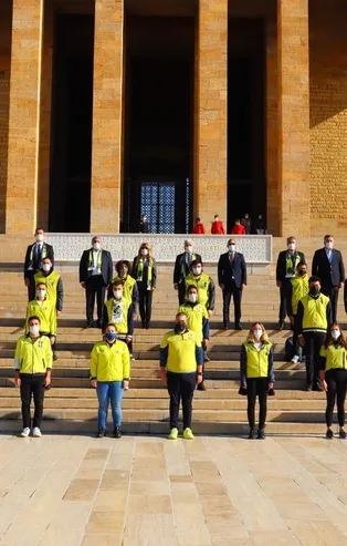 Anıtkabir’i ziyaret ettiler
