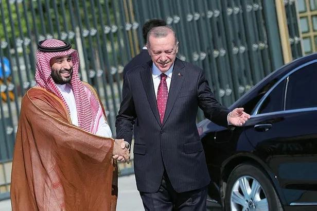 Başkan Erdoğan ile Selman'ın baş başa görüşmesi sona erdi: Türkiye ve Suudi Arabistan'dan ortak bildiri-8