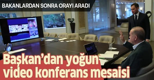 Başkan Erdoğan, AK Parti İstanbul İl Teşkilatı’na video konferansla seslendi