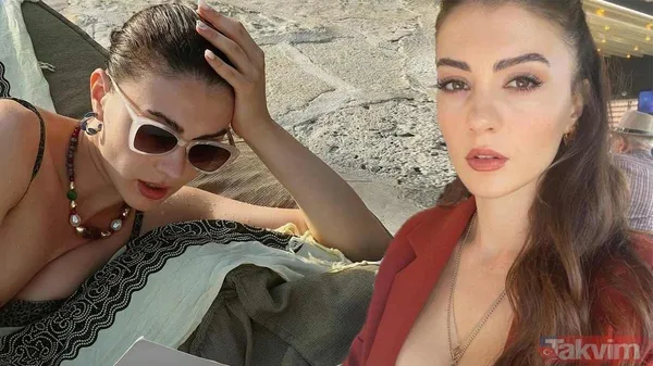 Burcu Özberk bikinili paylaştı sosyal medya sallandı "Yine dünyayı yakıyorsunuz Burcu Hanım" 33'lük Burcu Özberk pek cesur - 1