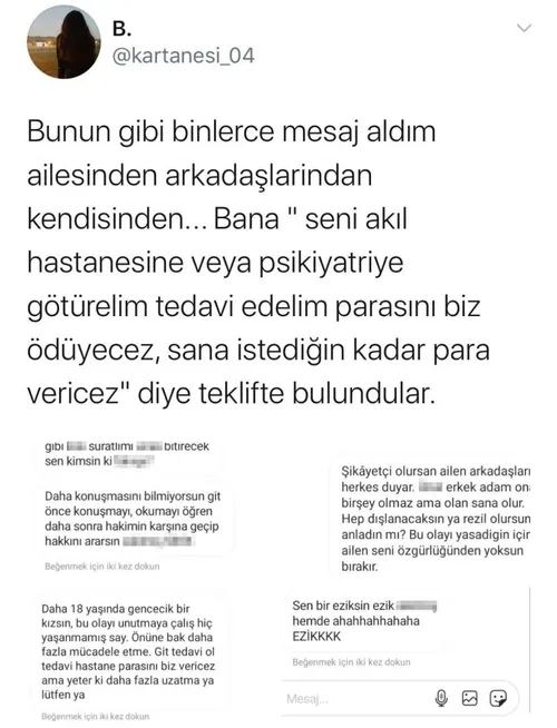 Türkiye 19 yaşındaki ‘kartanesi’ni konuşuyor: “Avukat bana cinsel saldırıda bulundu, binlerce tehdit alıyorum”-2