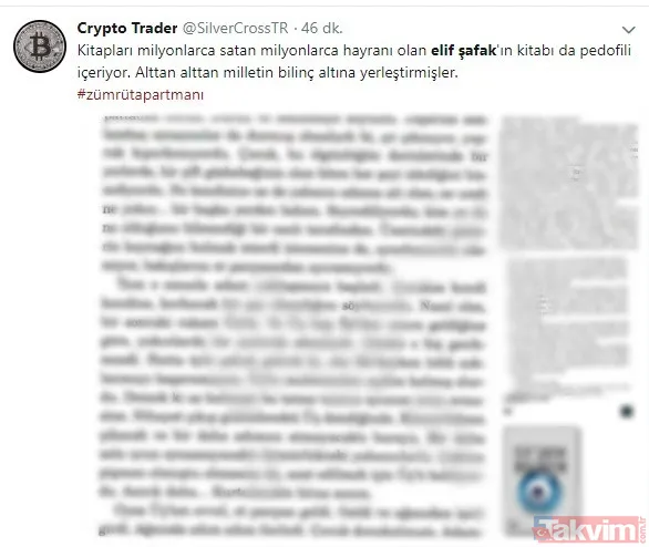 Abdullah Şevki'den sonra bir pedofili skandalı da FETÖ gelini Elif Şafak'tan! - 8
