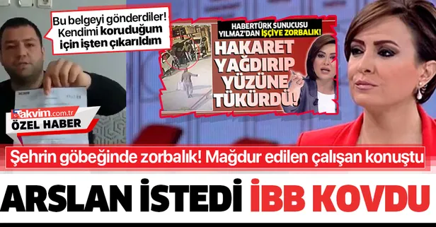 Mağdur çalışan Aykut Arıkan konuştu: Habertürk sunucusu Didem Arslan Yılmaz istedi CHP'li İBB işten kovdu